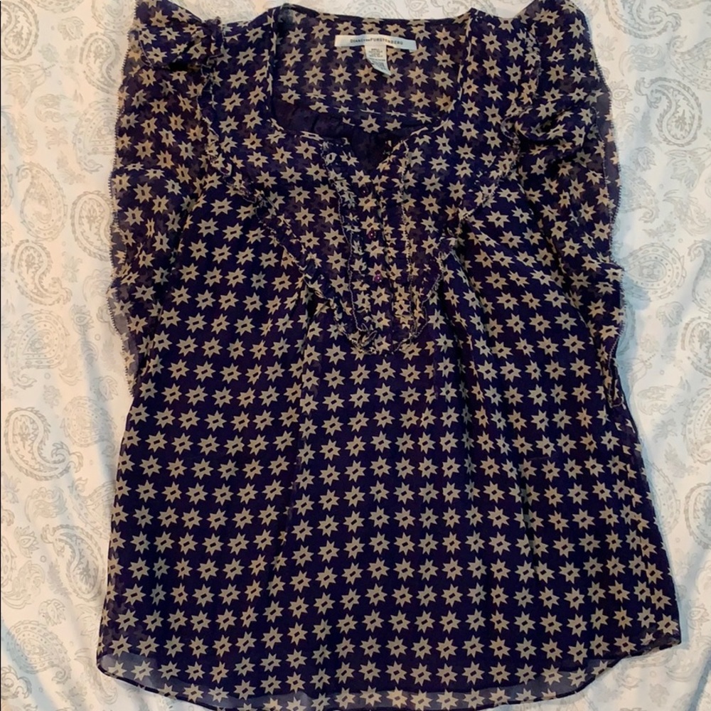 Diane von Furstenberg Libellule silk blouse